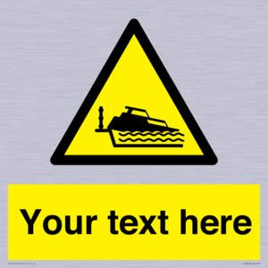 Custom warning grounding cruiser on lock cill